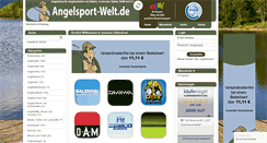 Desktop Screenshot of angelsport-welt.de